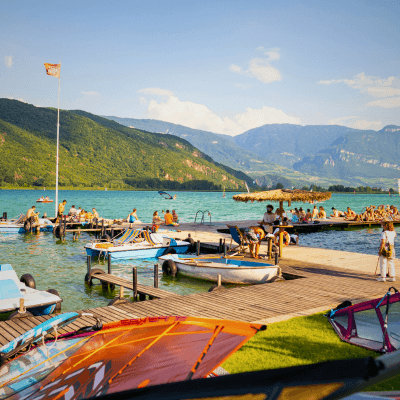 Stimmung im Sommer am Kalterer See